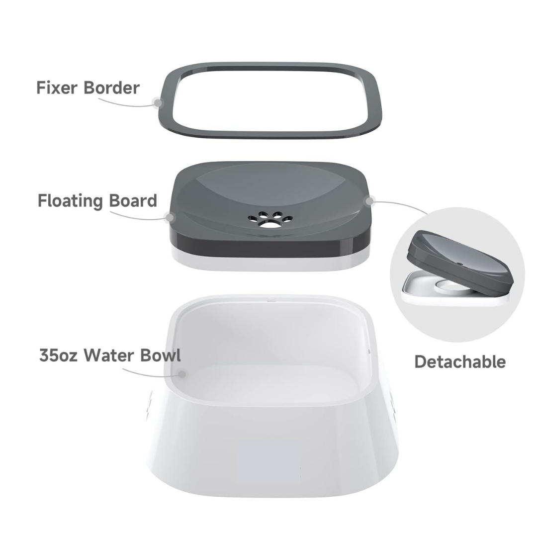 ZeroSpill Pet Water Bowl