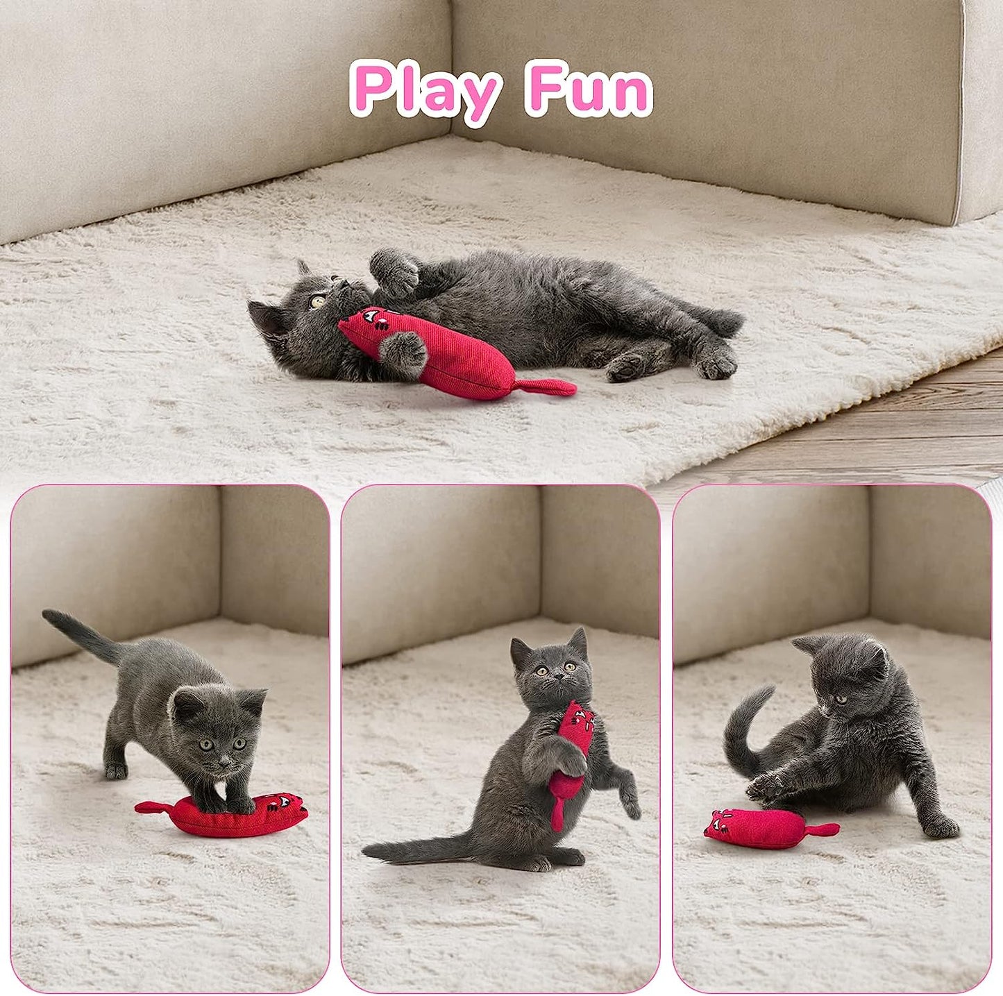 5Pcs Bite Resistant Catnip Toy