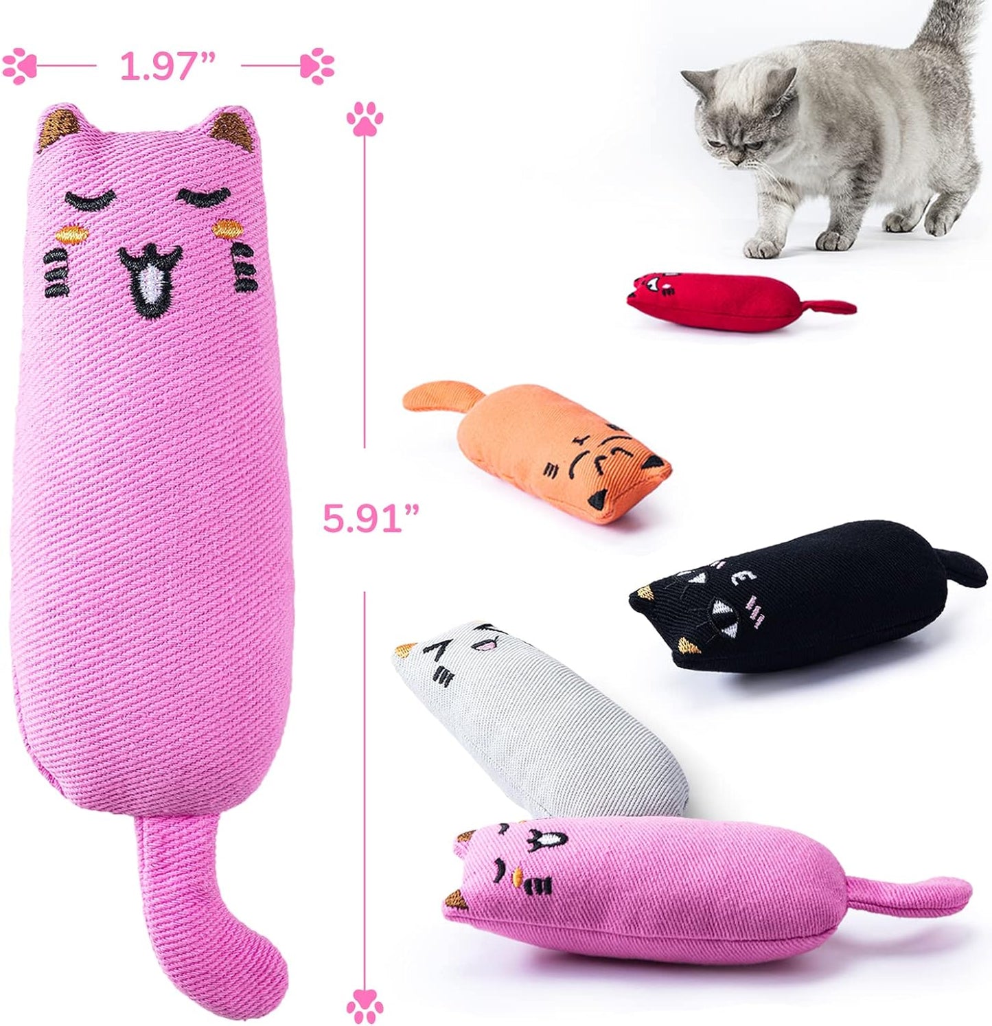 5Pcs Bite Resistant Catnip Toy