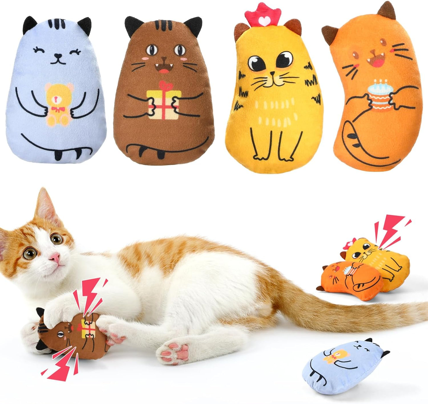 5Pcs Bite Resistant Catnip Toy