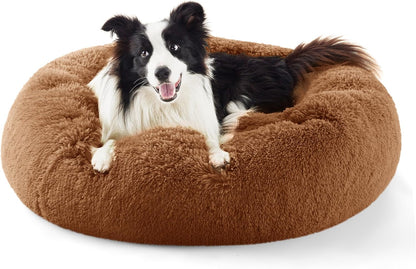 Anti-Slip Round Fluffy Pet Bed