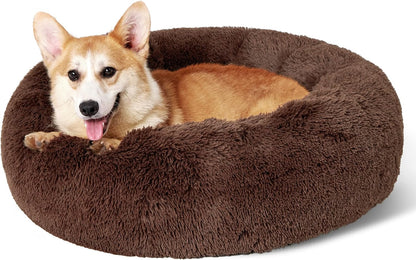 Anti-Slip Round Fluffy Pet Bed