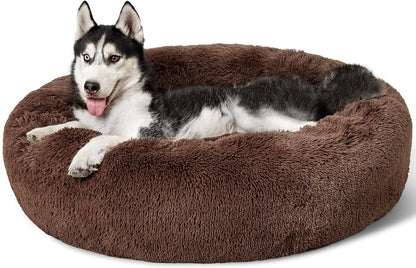 Anti-Slip Round Fluffy Pet Bed