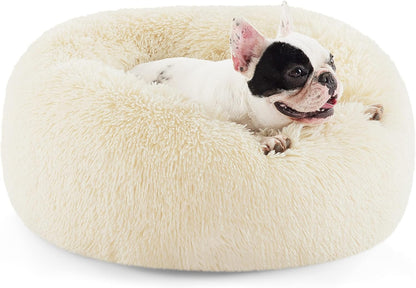 Anti-Slip Round Fluffy Pet Bed