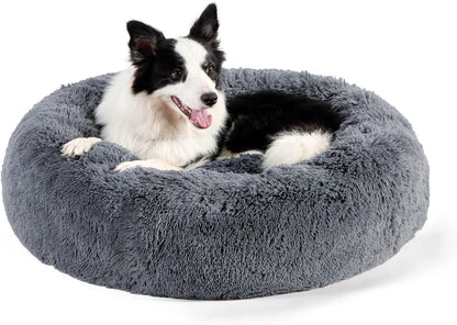 Anti-Slip Round Fluffy Pet Bed