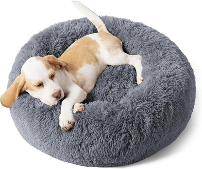 Anti-Slip Round Fluffy Pet Bed