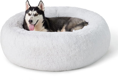 Anti-Slip Round Fluffy Pet Bed