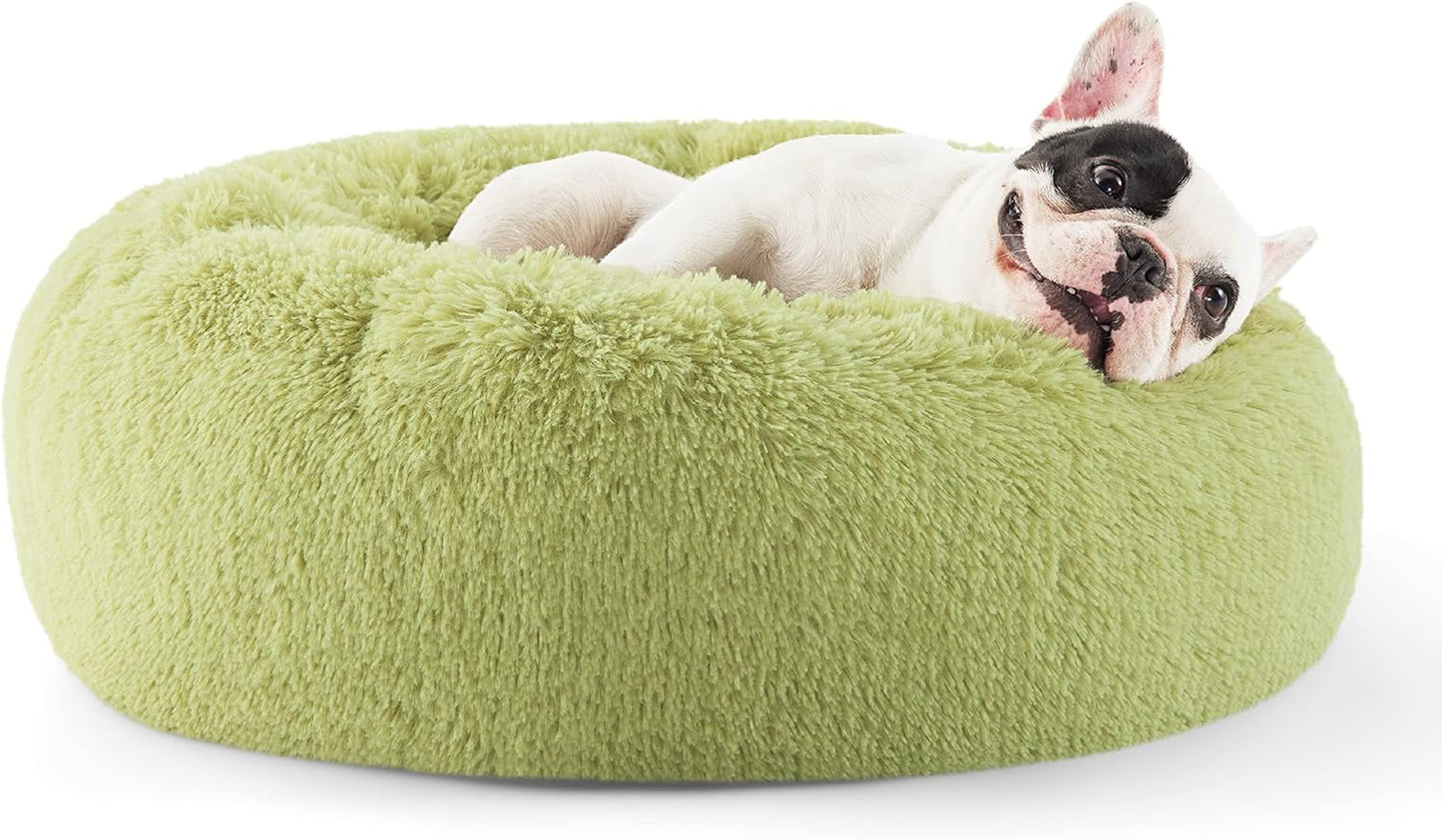 Anti-Slip Round Fluffy Pet Bed