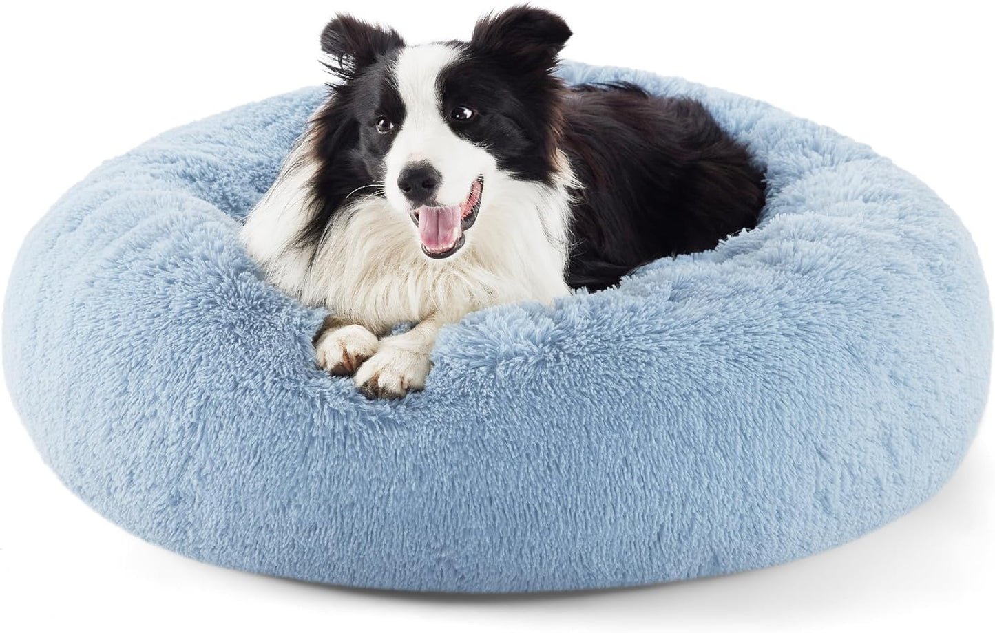 Anti-Slip Round Fluffy Pet Bed