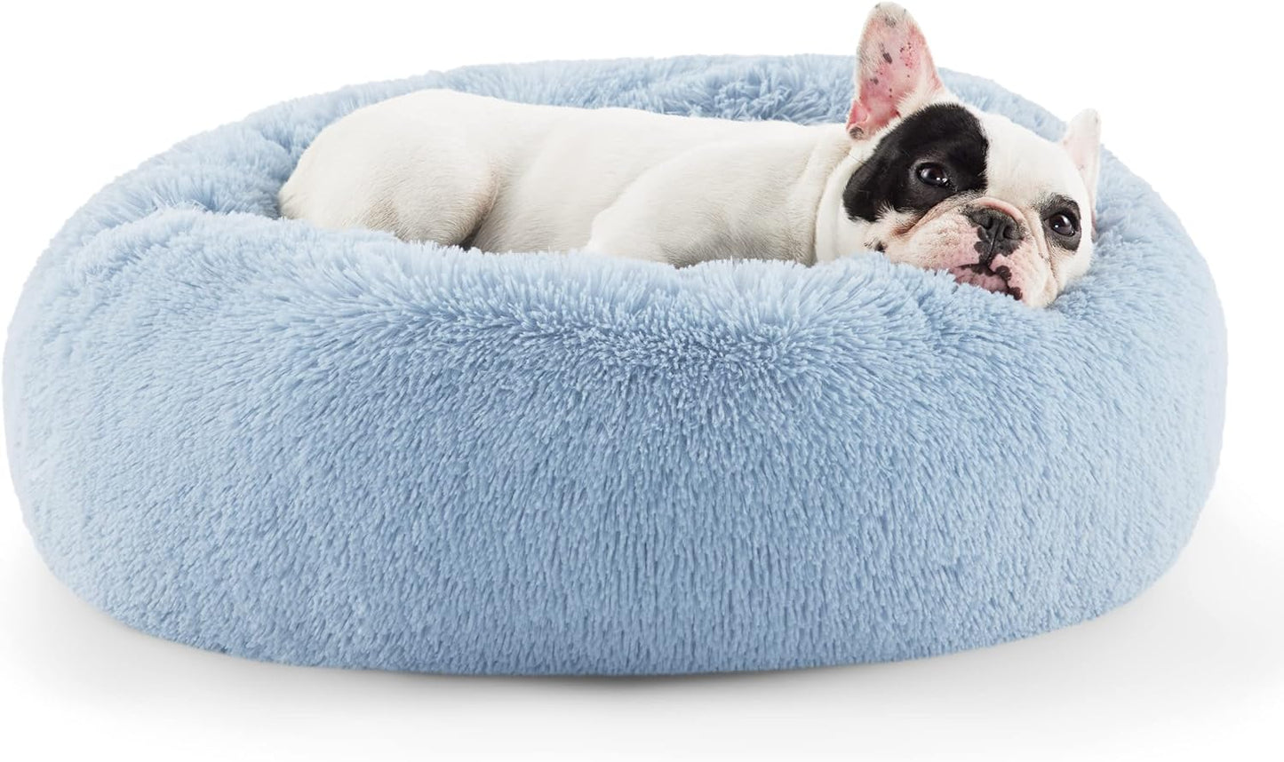 Anti-Slip Round Fluffy Pet Bed