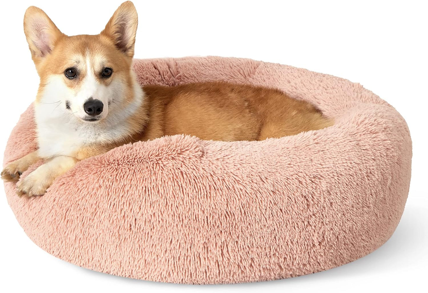 Anti-Slip Round Fluffy Pet Bed