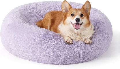 Anti-Slip Round Fluffy Pet Bed