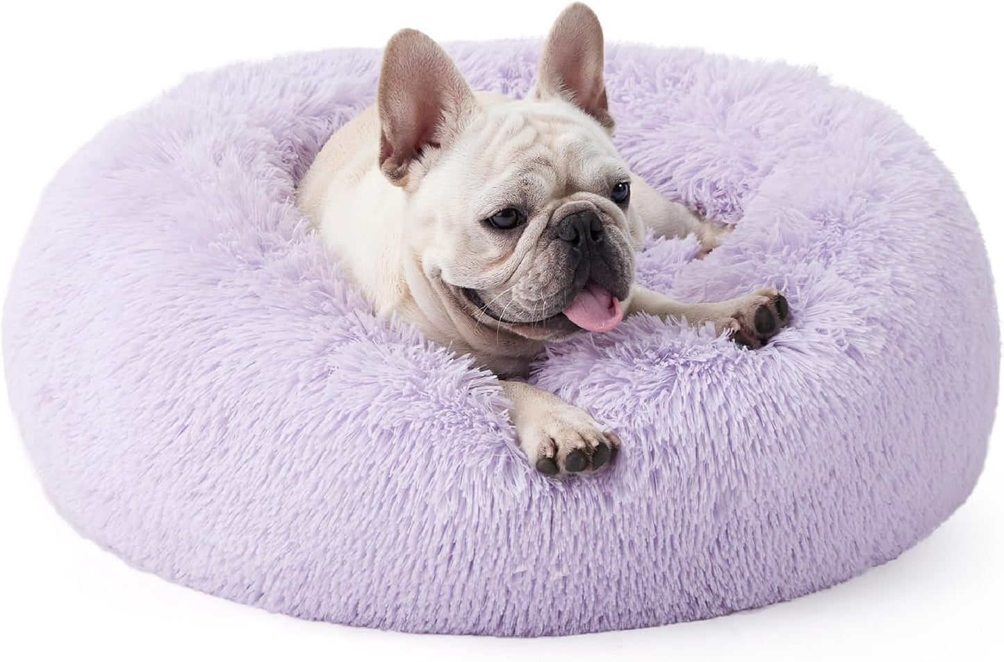 Anti-Slip Round Fluffy Pet Bed