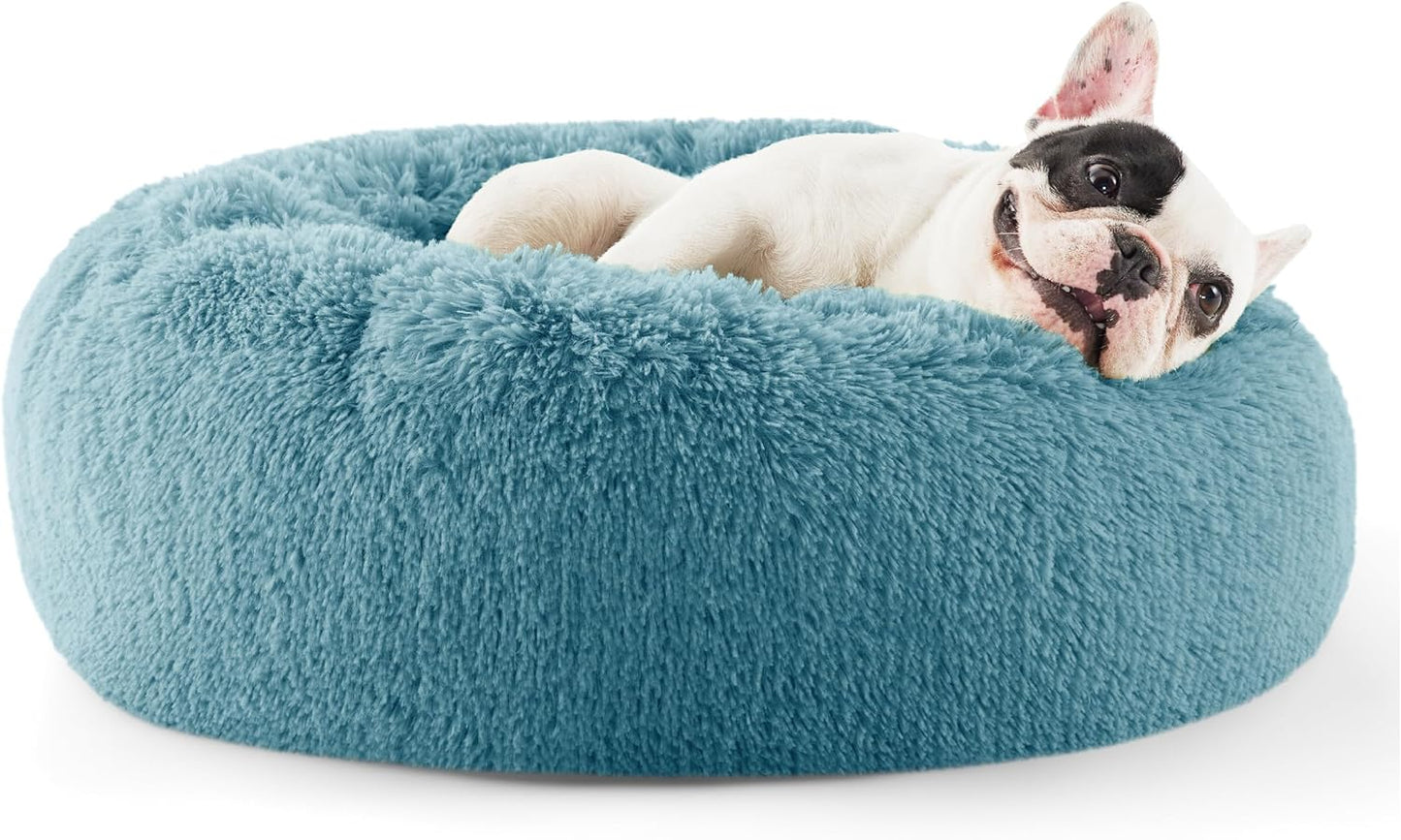 Anti-Slip Round Fluffy Pet Bed