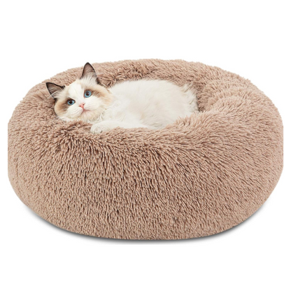 Anti-Slip Round Fluffy Pet Bed