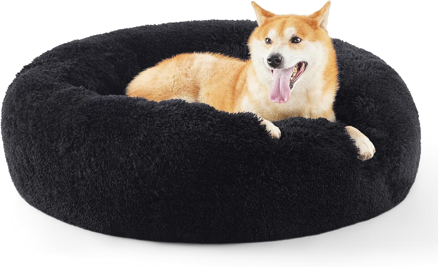 Anti-Slip Round Fluffy Pet Bed