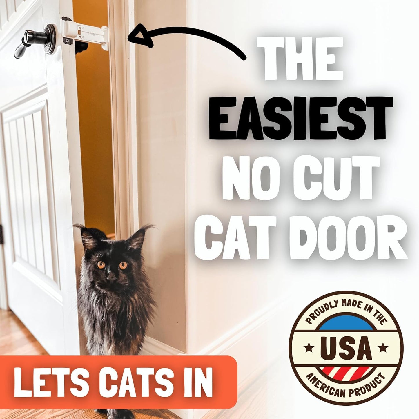 Cat Door Latch Holder