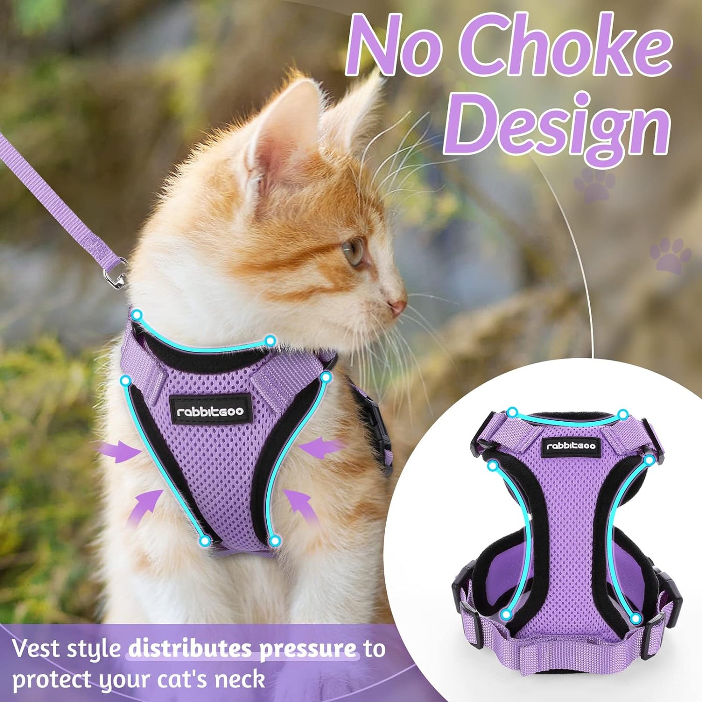 Cat Harness and Leash Set