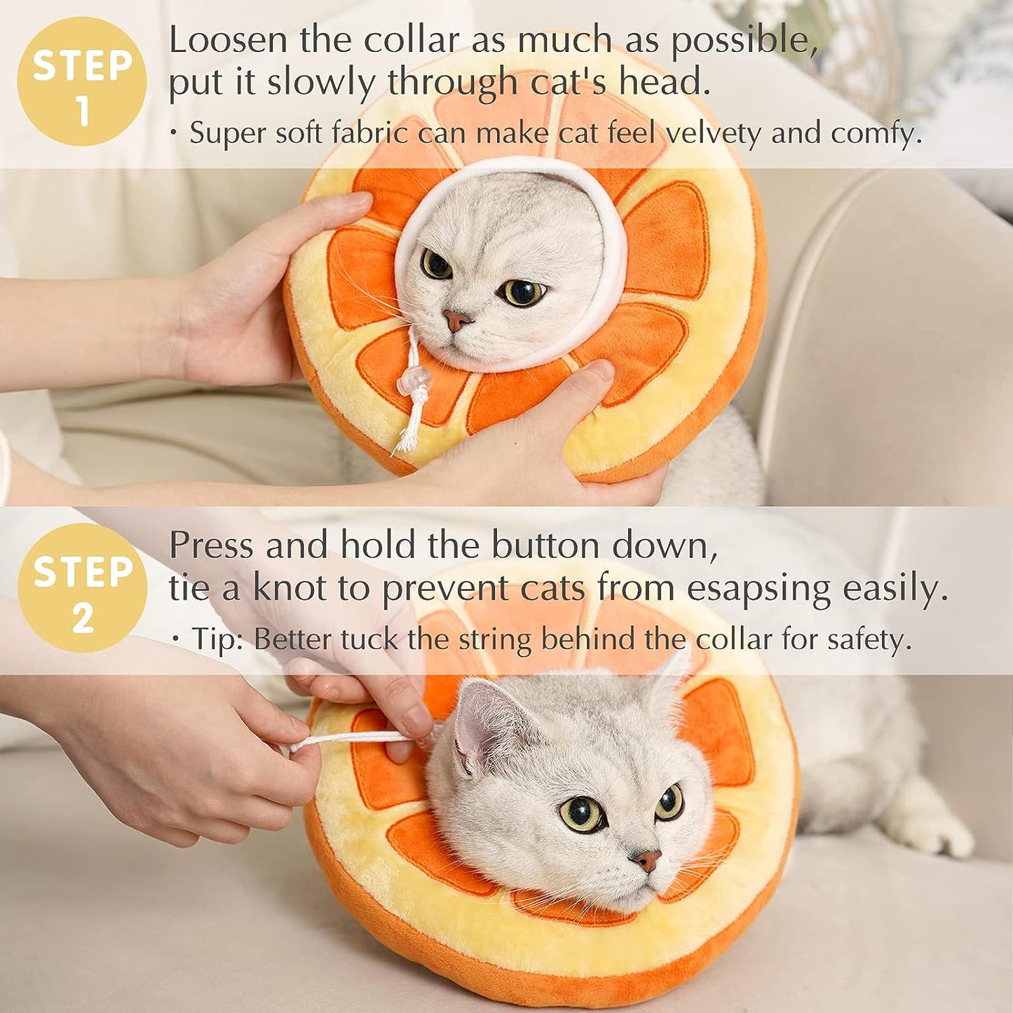 Cute Cat Recovery Collar