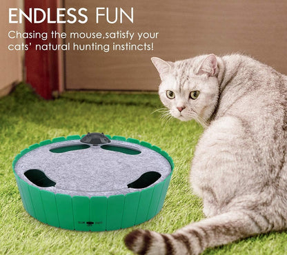 Cat Toy with Running Mouse