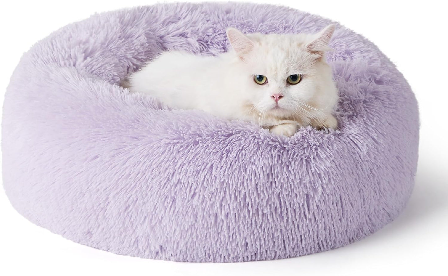 Anti-Slip Round Fluffy Pet Bed