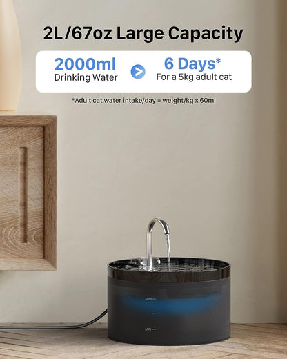 Triple Filtration Pet Water Fountain