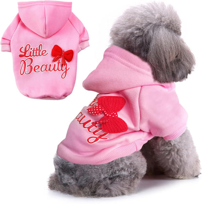 Winter Dog Hoodie Sweatshirts