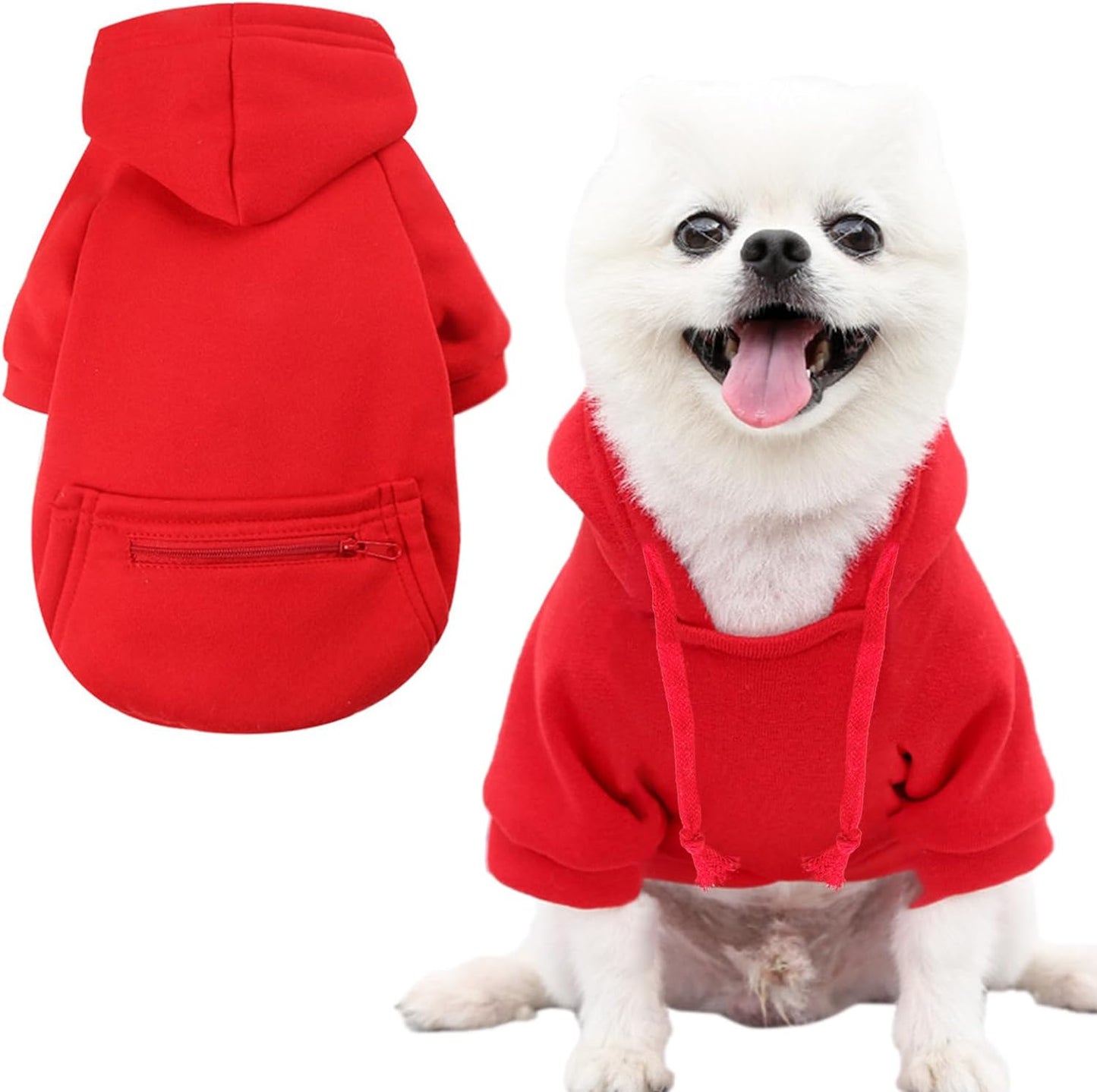 Winter Dog Hoodie Sweatshirts