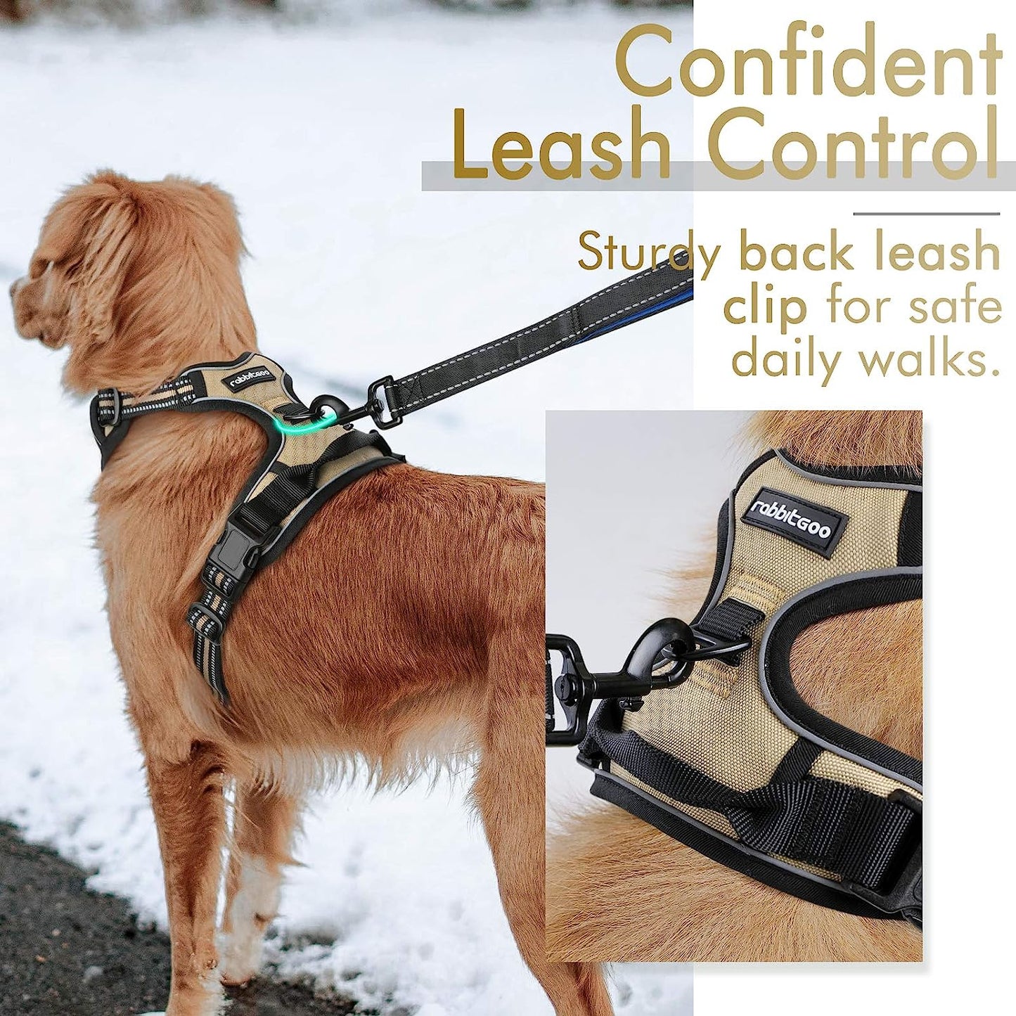 Zero-Pull Adjustable Dog Harness