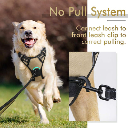 Zero-Pull Adjustable Dog Harness