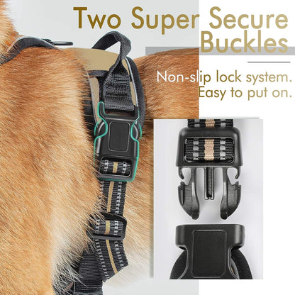 Zero-Pull Adjustable Dog Harness