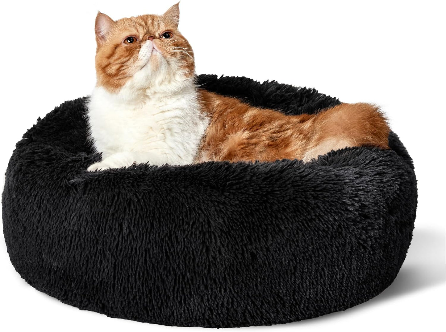 Anti-Slip Round Fluffy Pet Bed