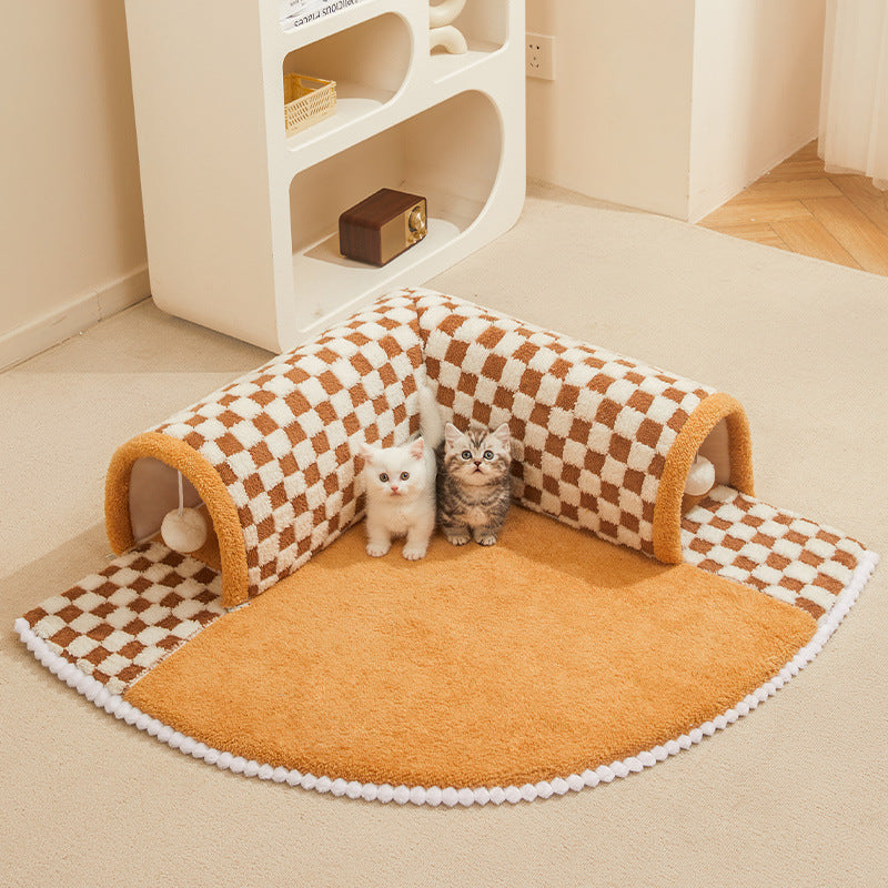 Cat Tunnel Playing Pad