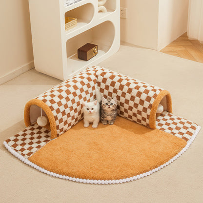 Cat Tunnel Playing Pad