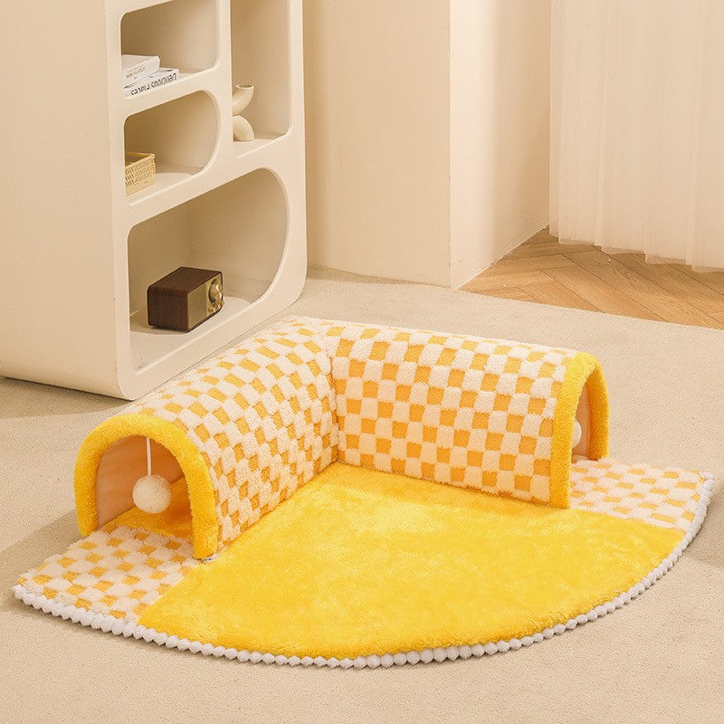 Cat Tunnel Playing Pad