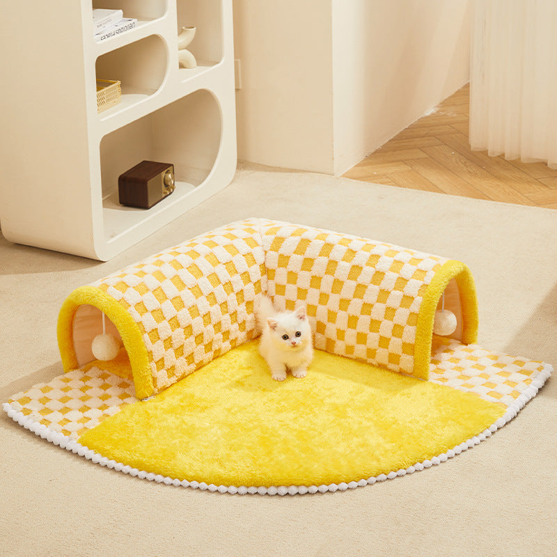 Cat Tunnel Playing Pad