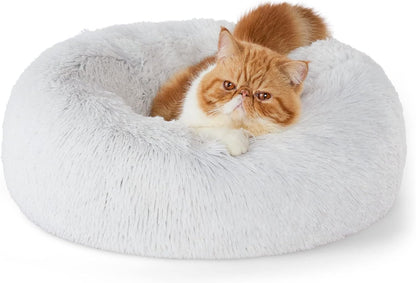 Anti-Slip Round Fluffy Pet Bed