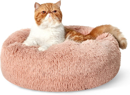 Anti-Slip Round Fluffy Pet Bed